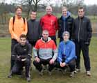 Some  of the North East winning team at the McCain World Cross Country Trials and Inter Counties.